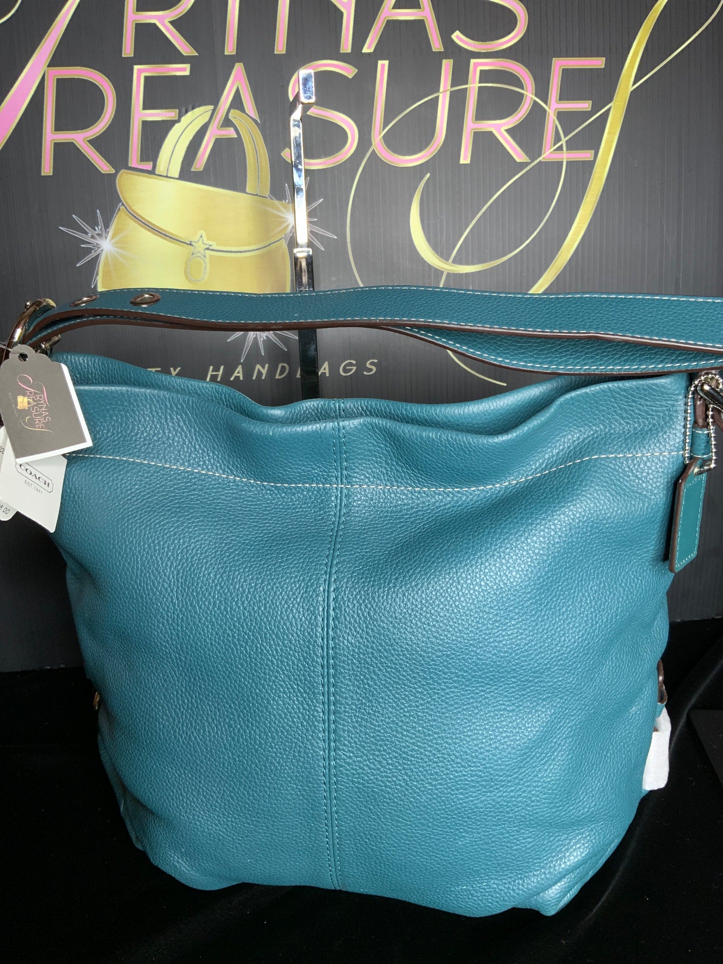 Coach Leather Duffle Shoulder Bag