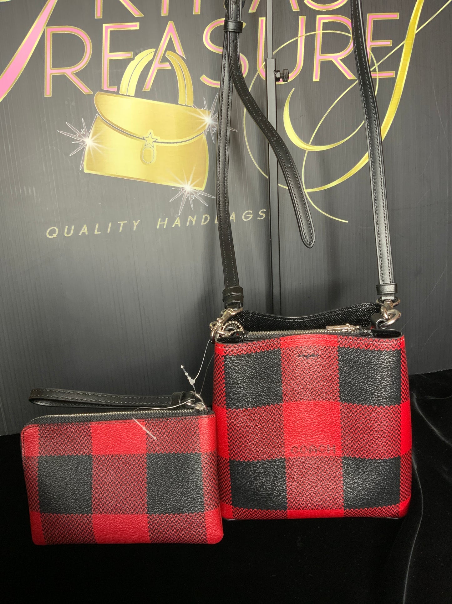 Coach Mini Town Bucket Bag and Wristlet Set