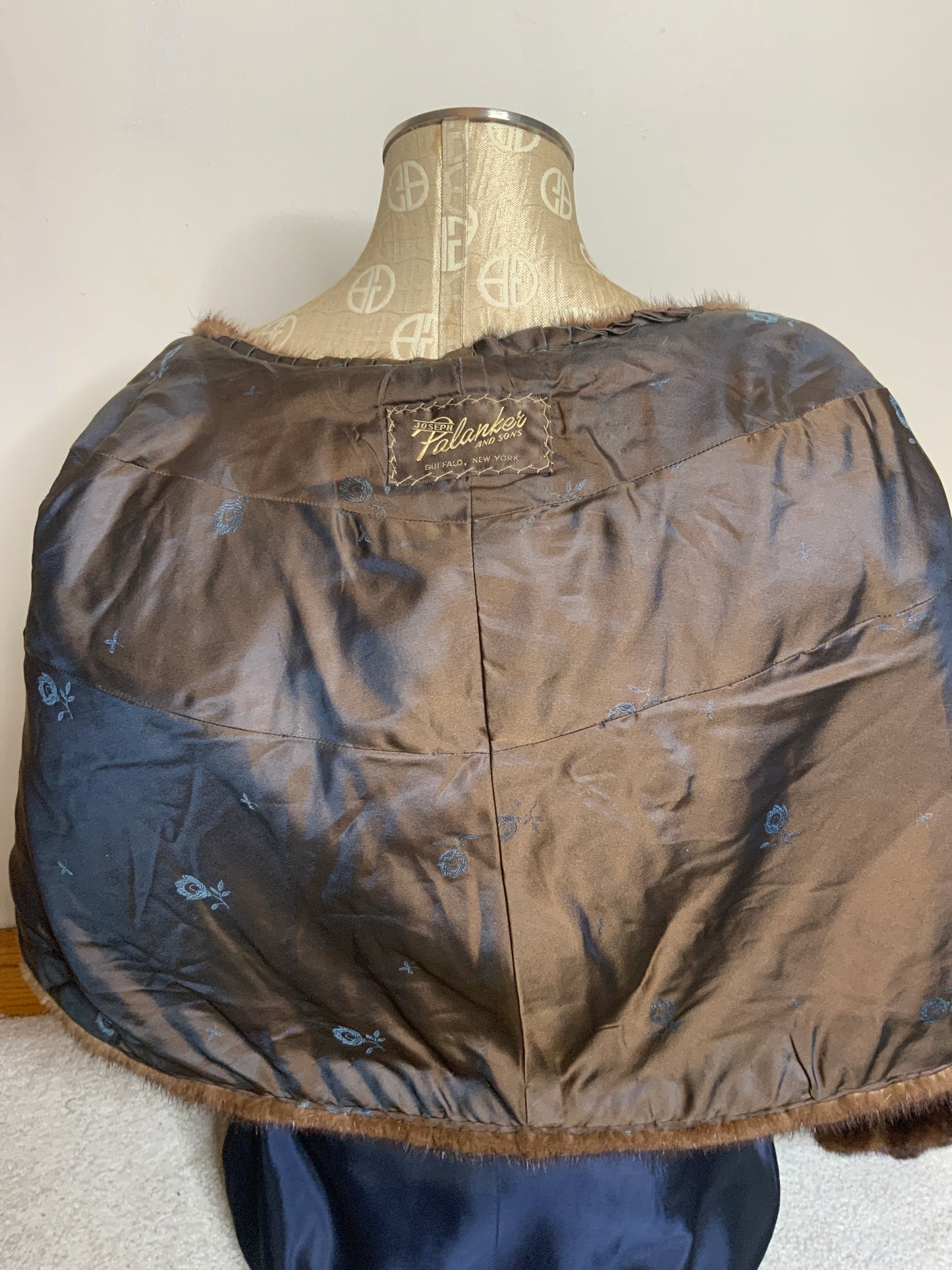 Dark Brown Mink Capelet