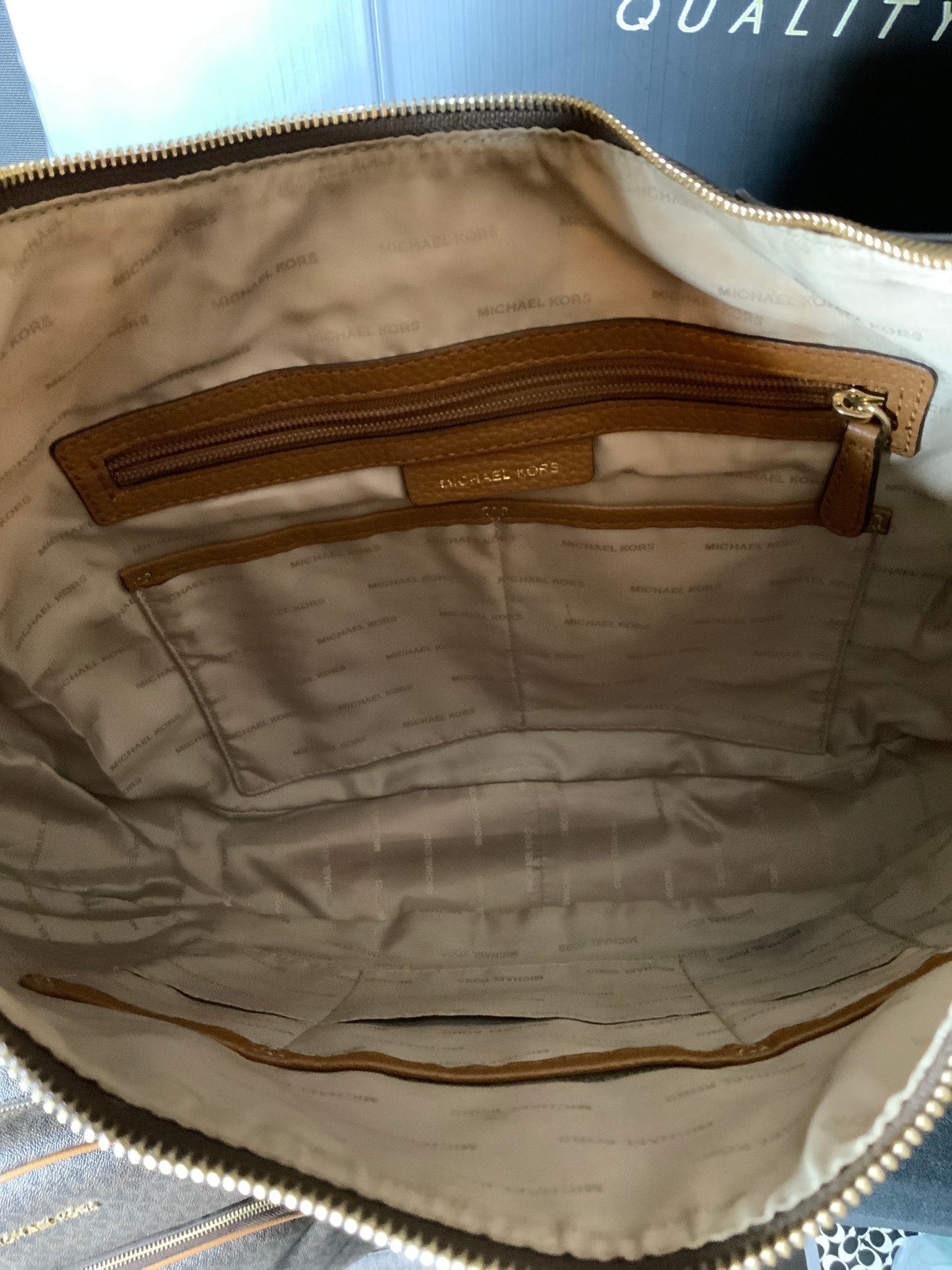 Signature Michael Kors Large Hobo Bag