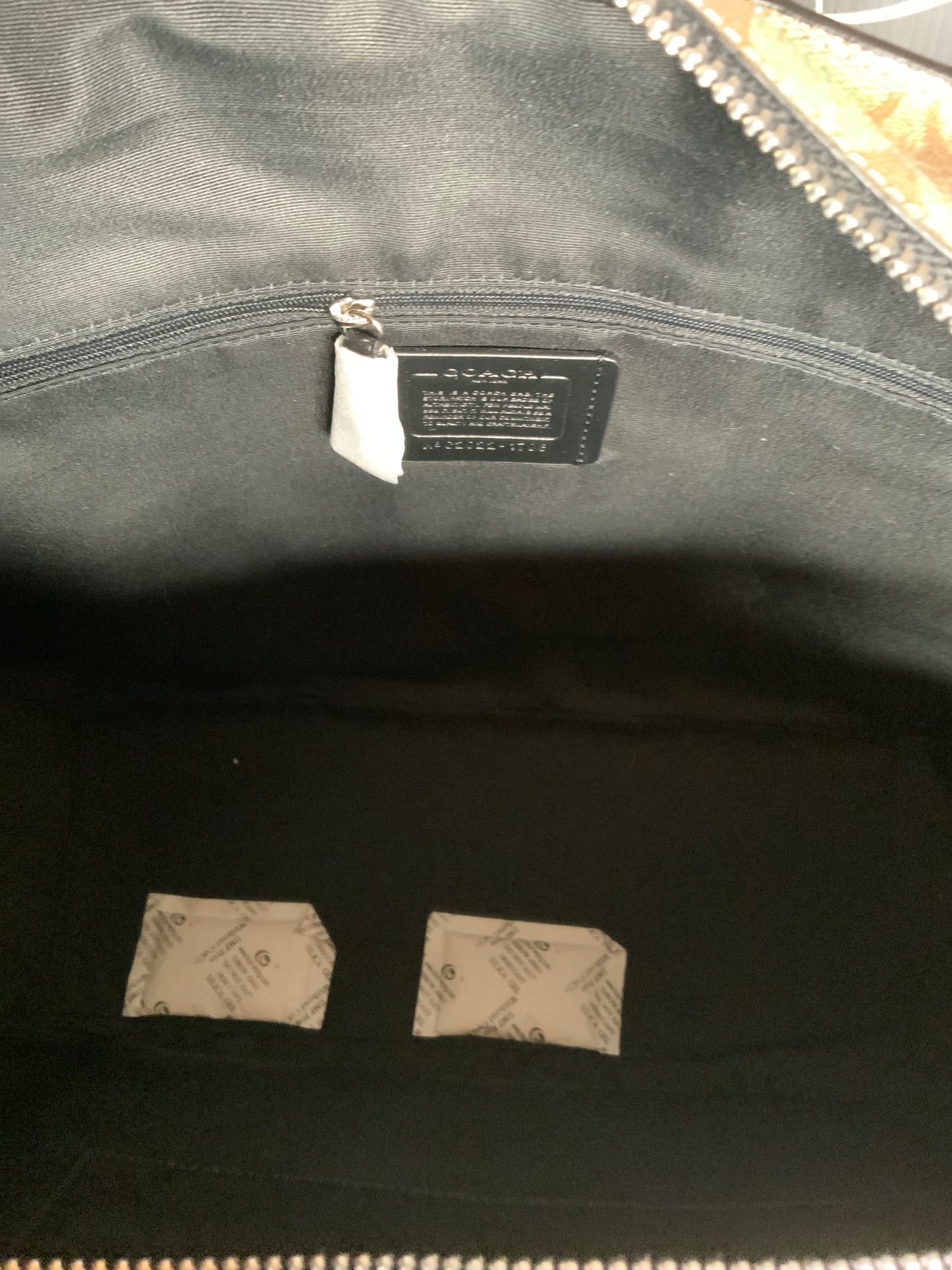 Coach High Shine Court Tote