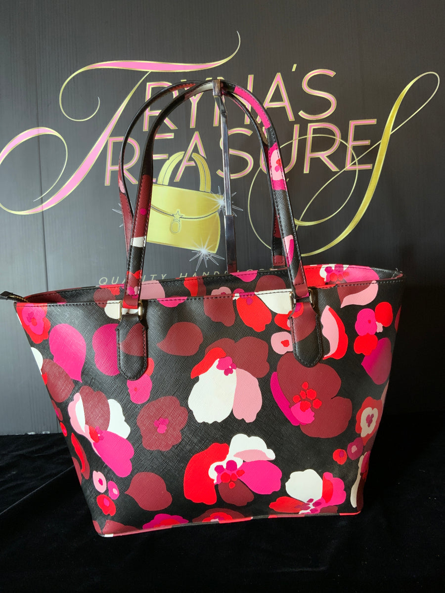 Kate spade clearance floral tote