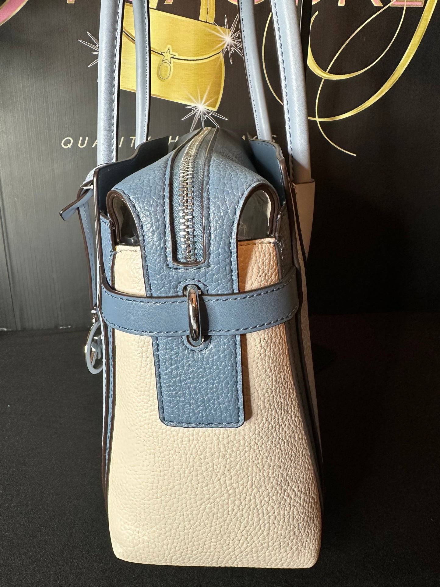 Michael Kors Mercer Color-Block Satchel