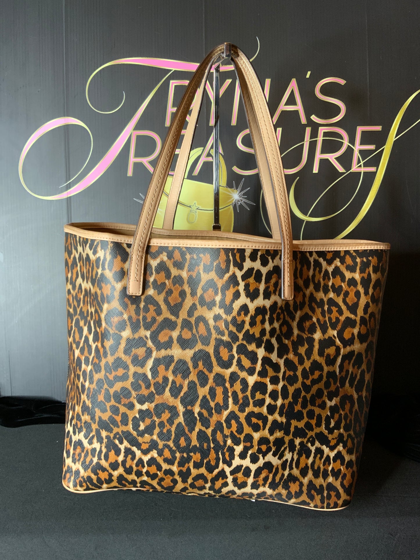 Coach Cheetah Print Large Tote