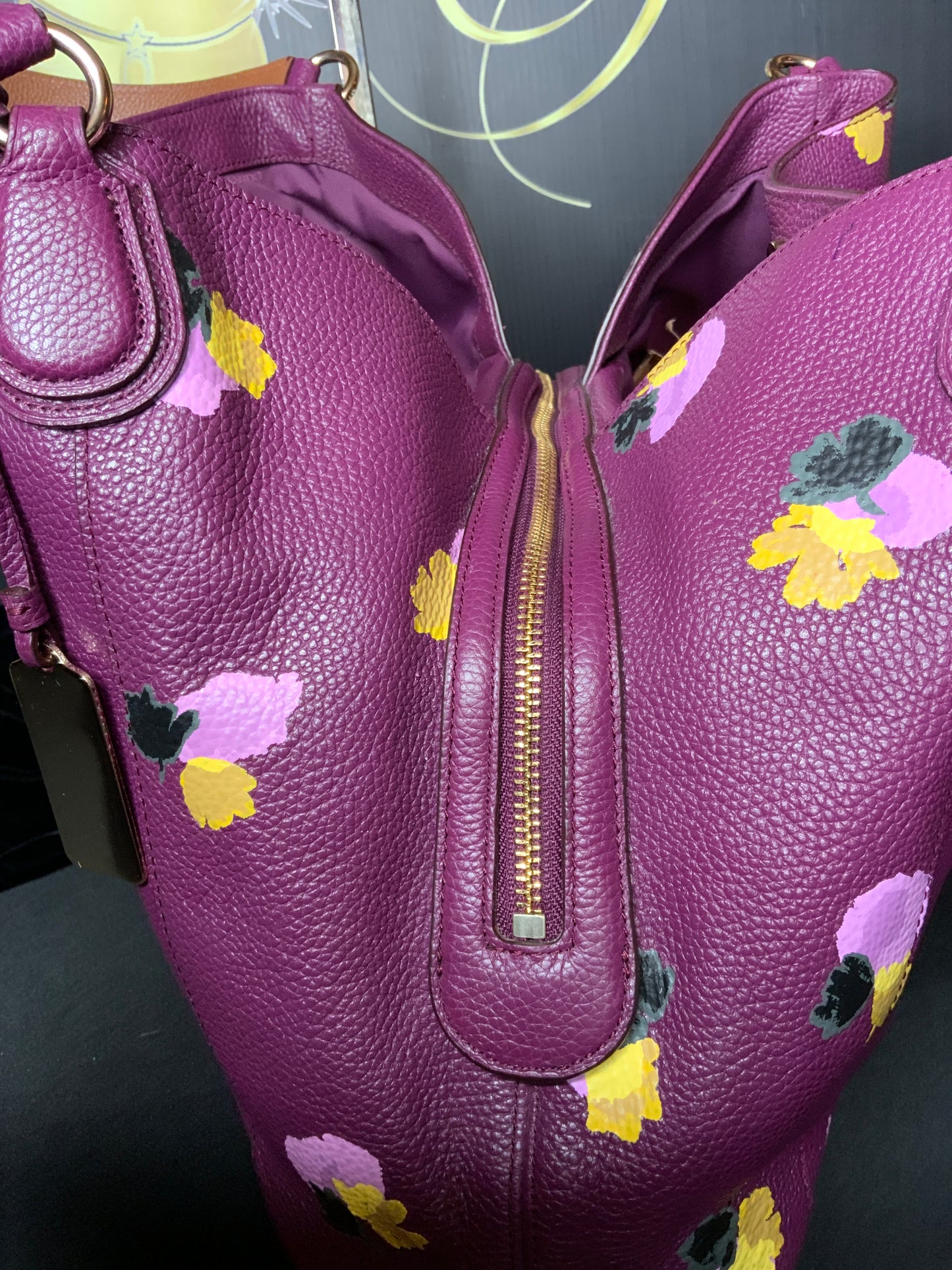 Coach Edie 31 Turnlock Floral Print