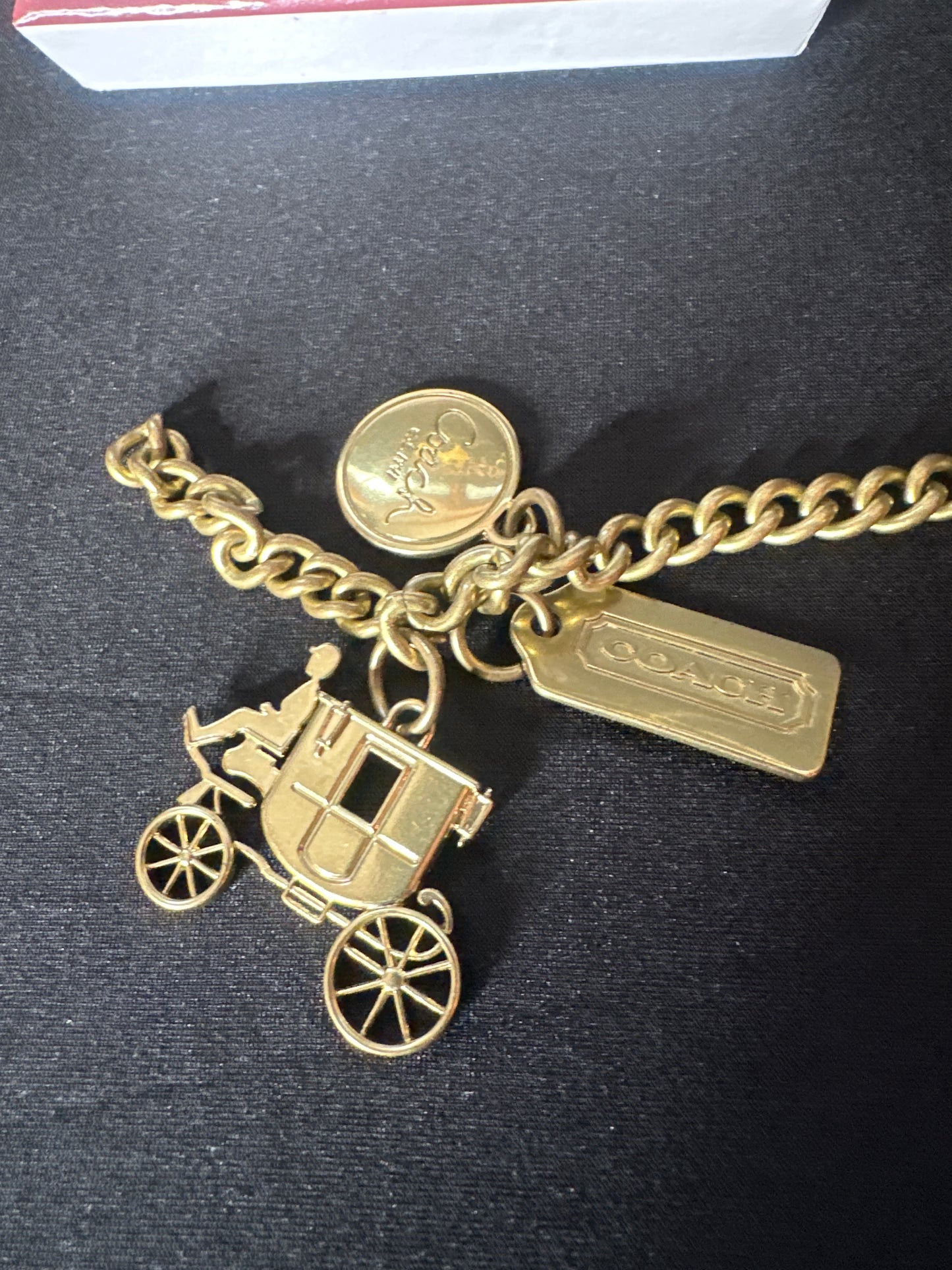 Coach key chain/ purse decor