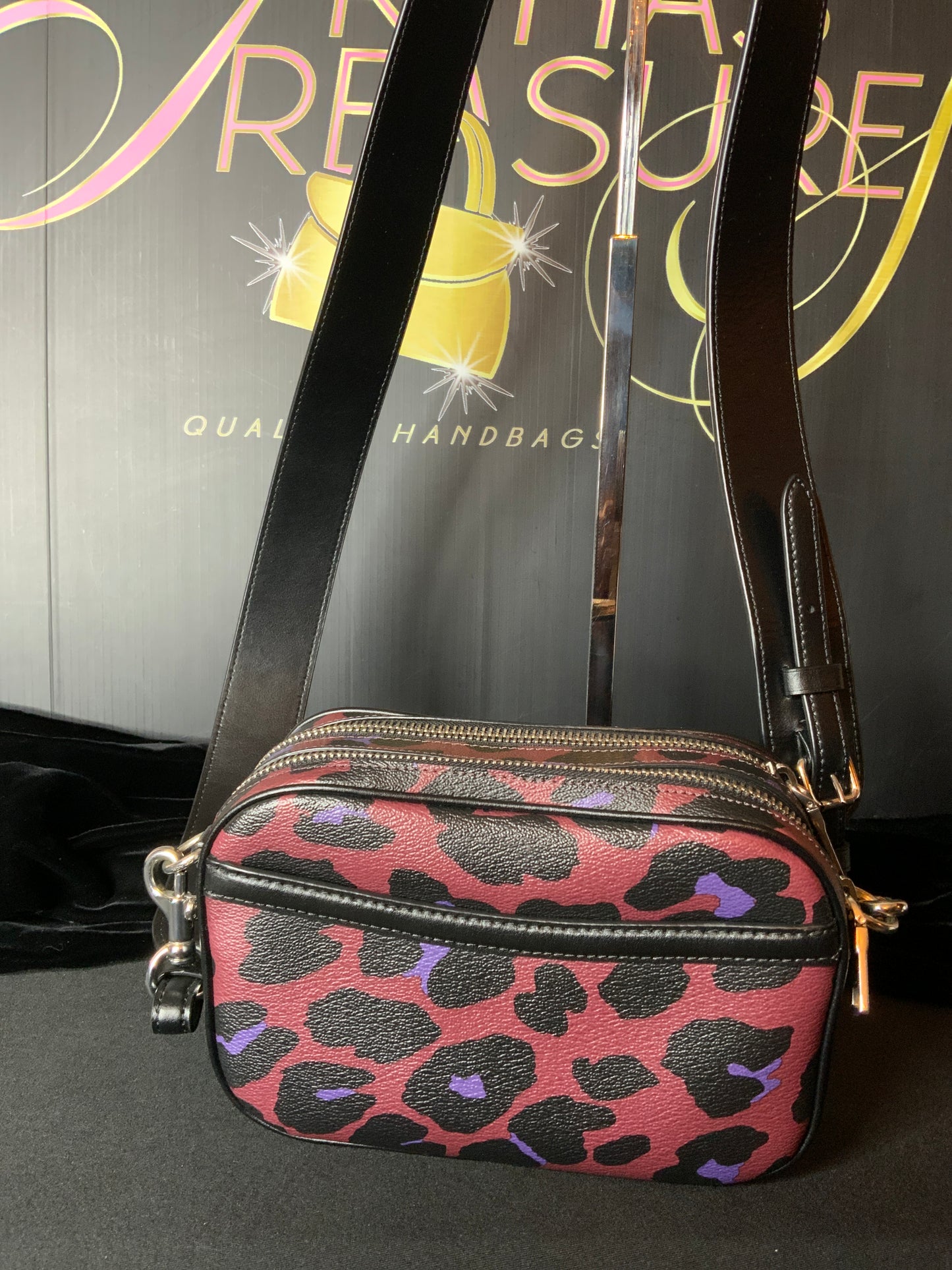 Coach Jes  Leopard Crossbody