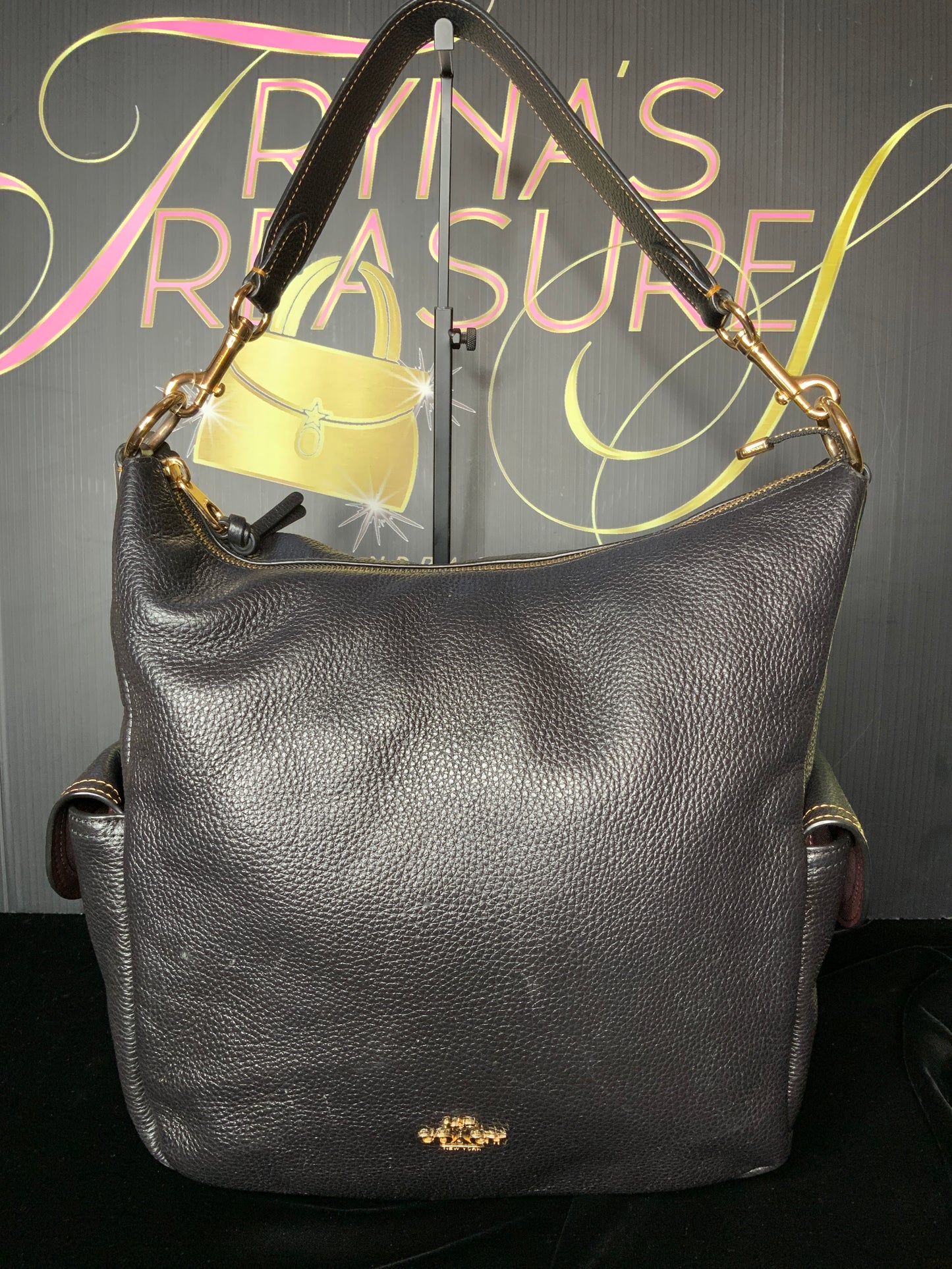 Coach Pennie Leather Shoulder Bag