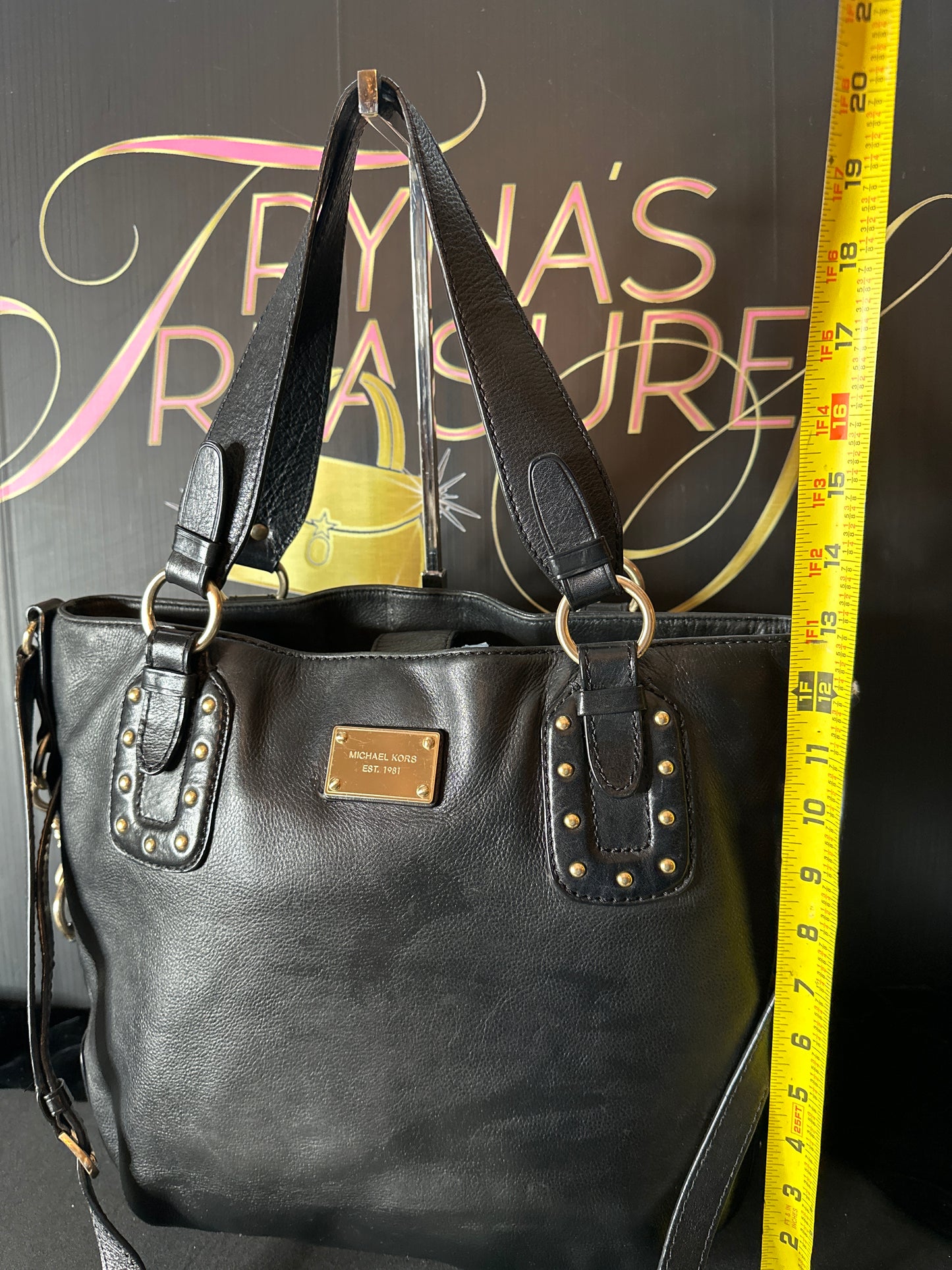 Michael Kors Large Leather Studded Bag