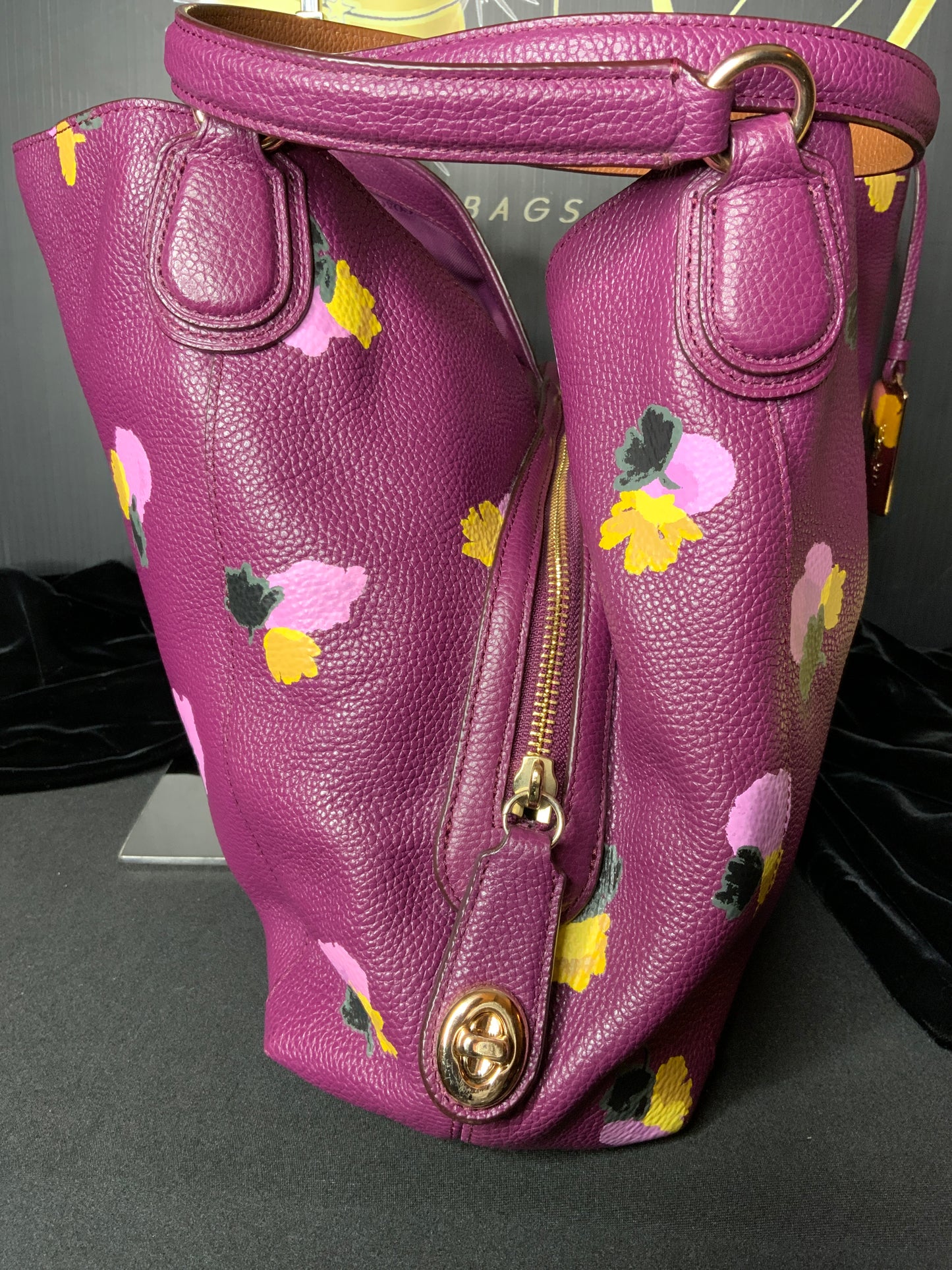 Coach Edie 31 Turnlock Floral Print