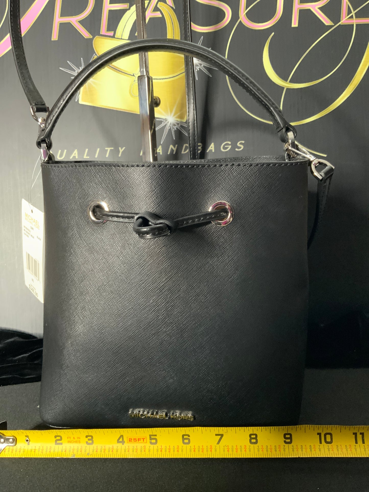 Michael Kors Leather Messenger Bag