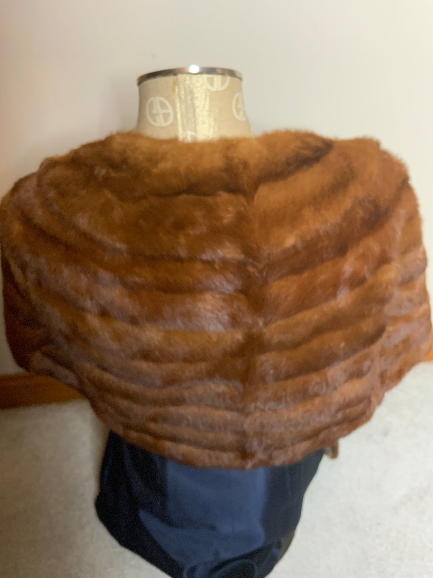 Brown Mink Capelet