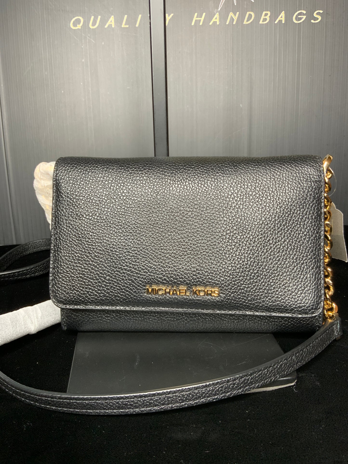 Michael Kors Leather Crossbody/Clutch