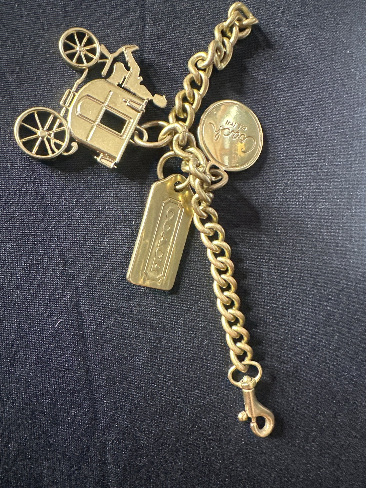 Coach key chain/ purse decor