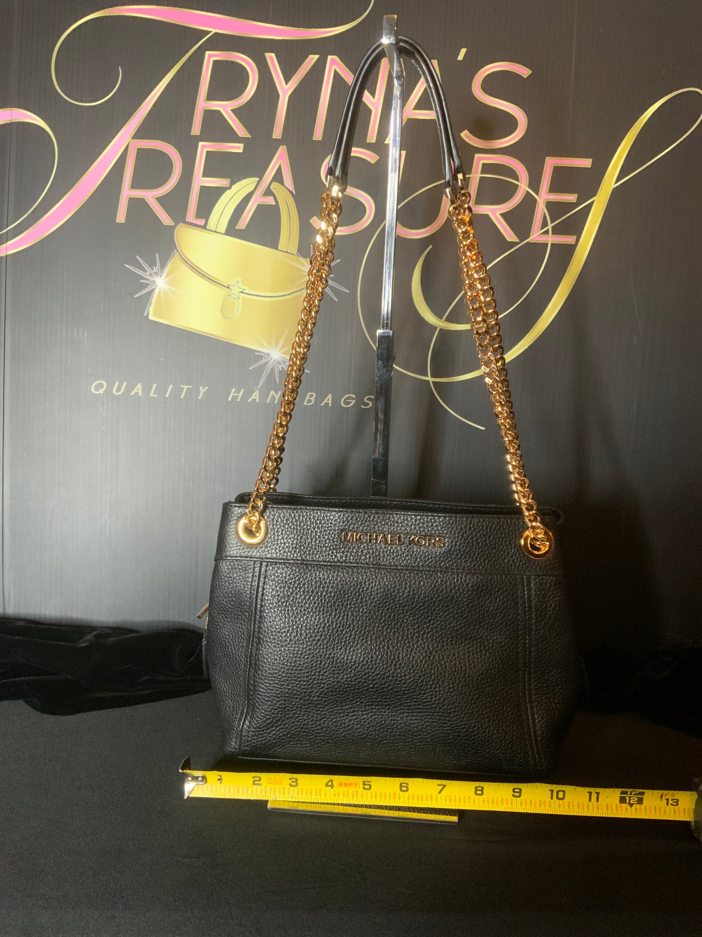 Michael Kors Leather Chained Jet Set