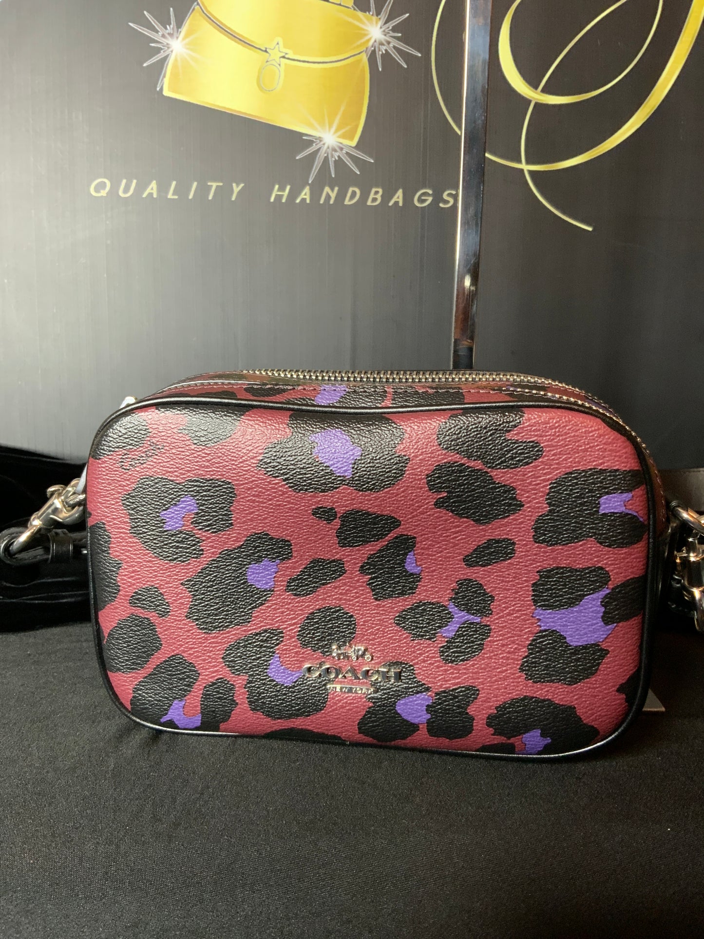 Coach Jes  Leopard Crossbody