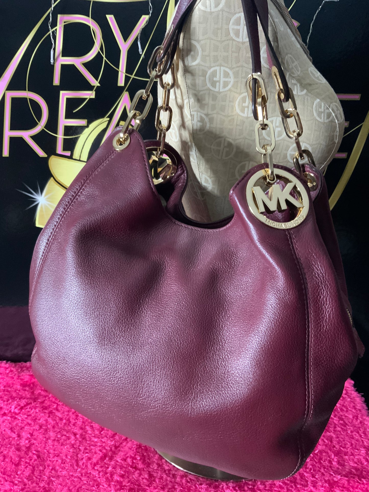 Michael Kors Leather Fulton Bag