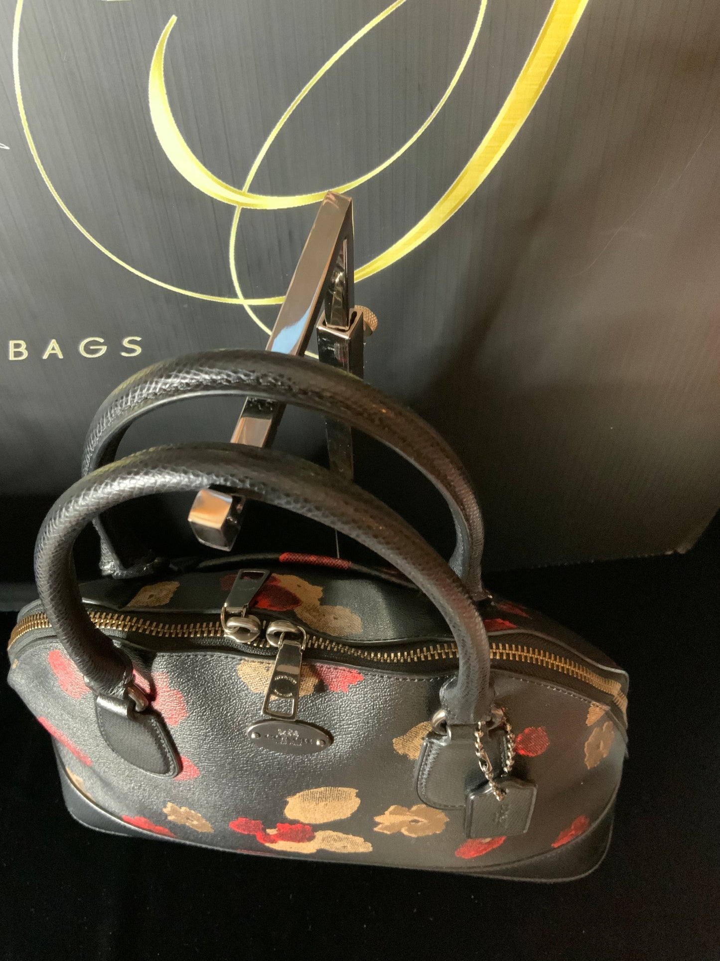 Coach Cora Floral Dome Satchel