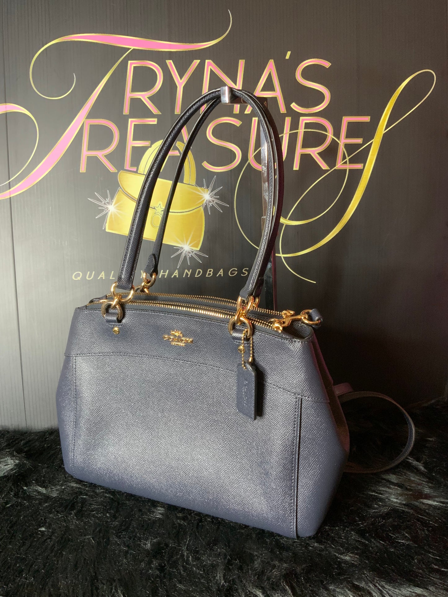 Coach Brooke Crossgrain Satchel