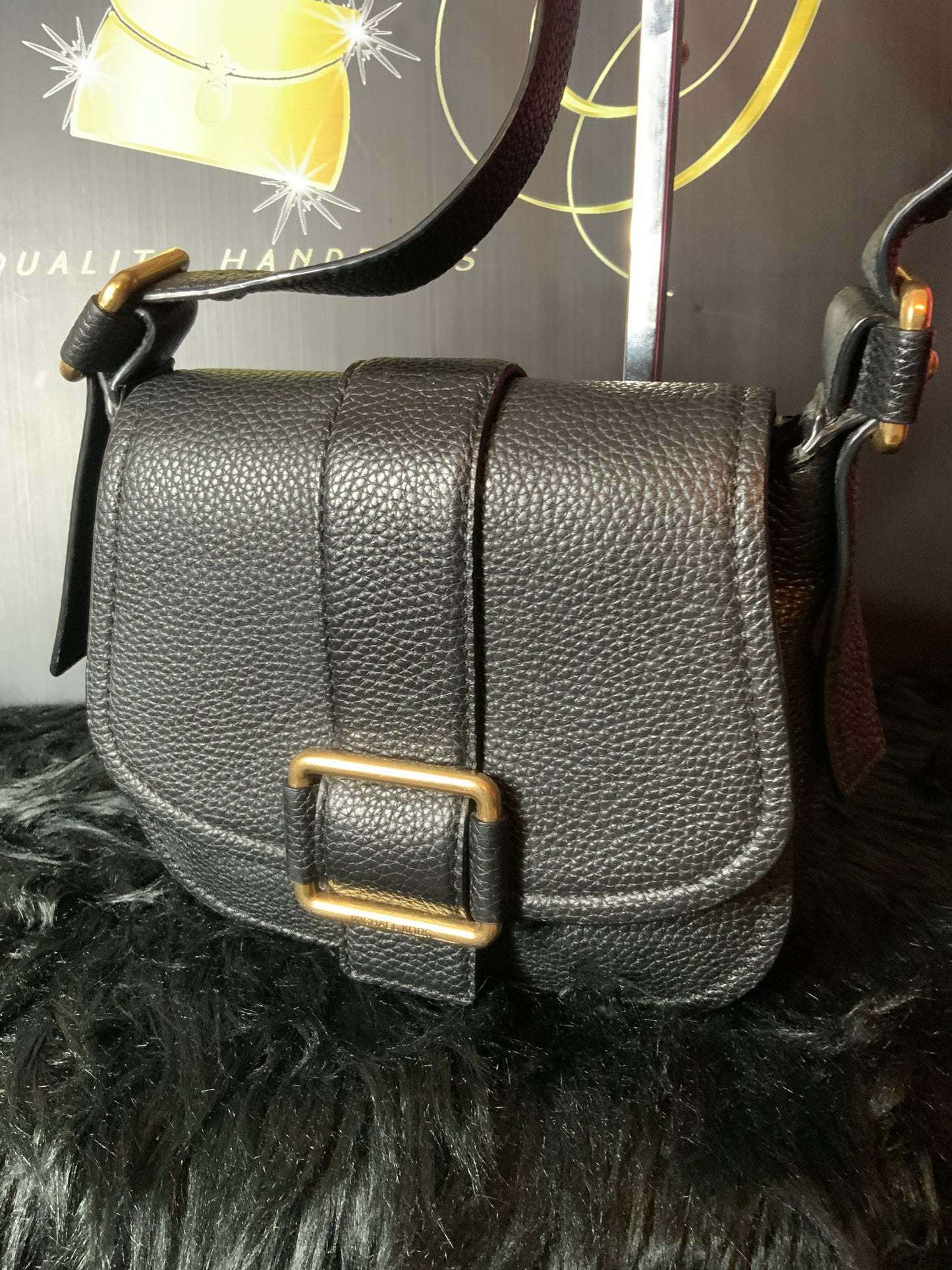 Michael Kors Medium Maxine Saddlebag Crossbody