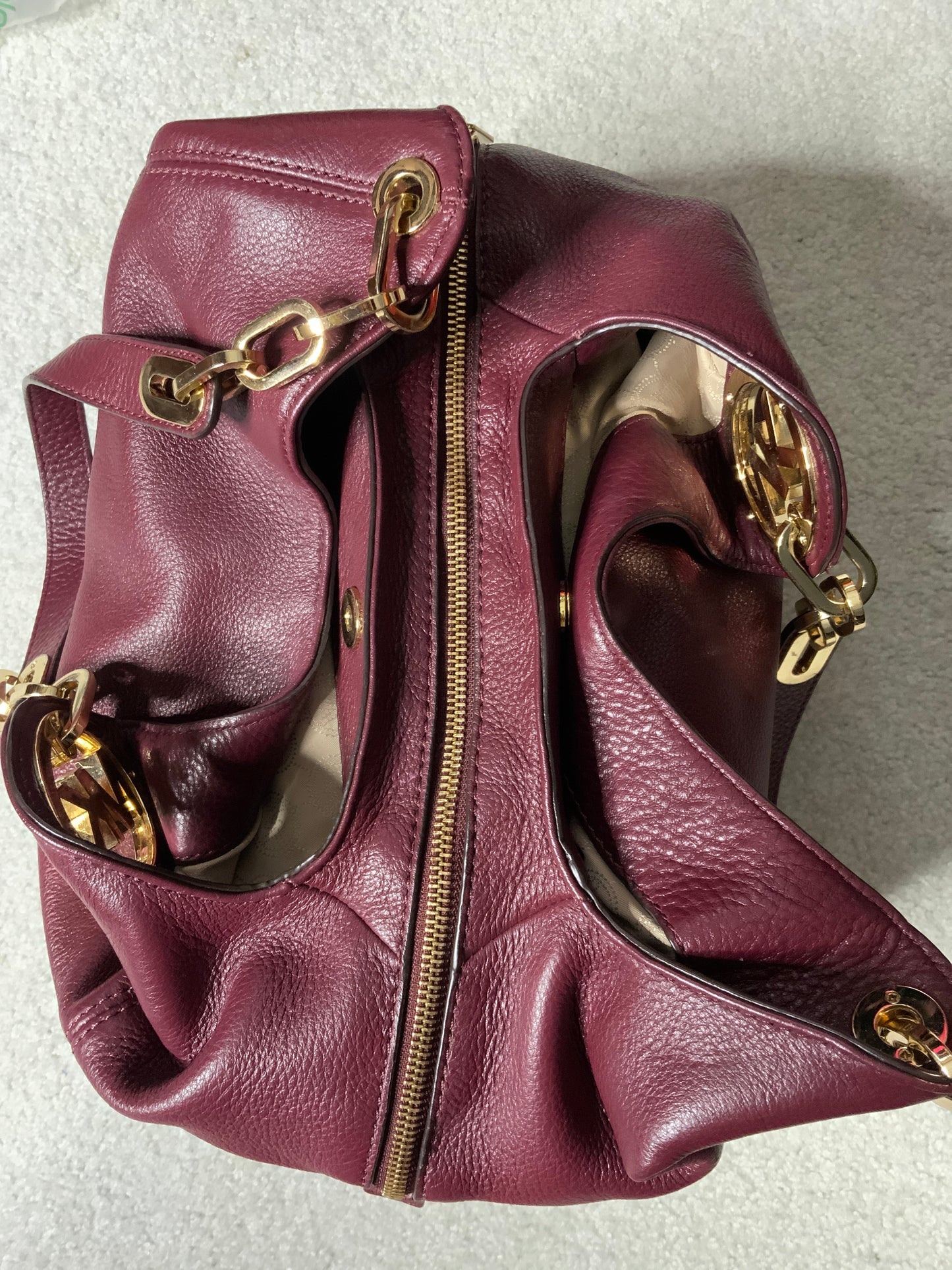 Michael Kors Leather Fulton Bag