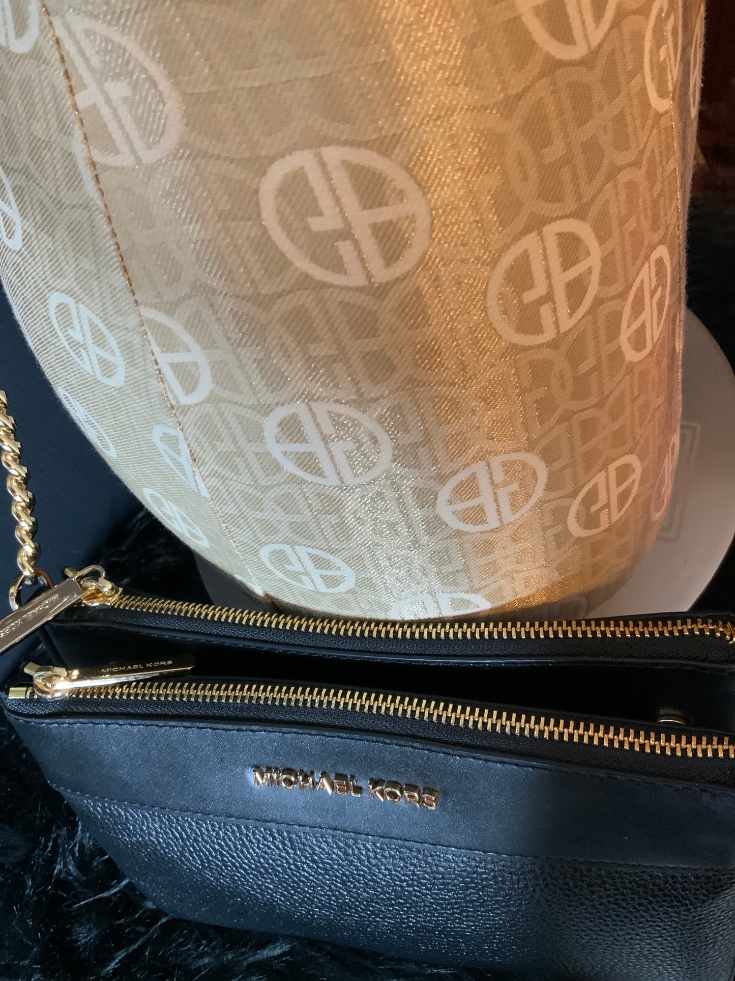 Michael Kors Double Zipper Crossbody