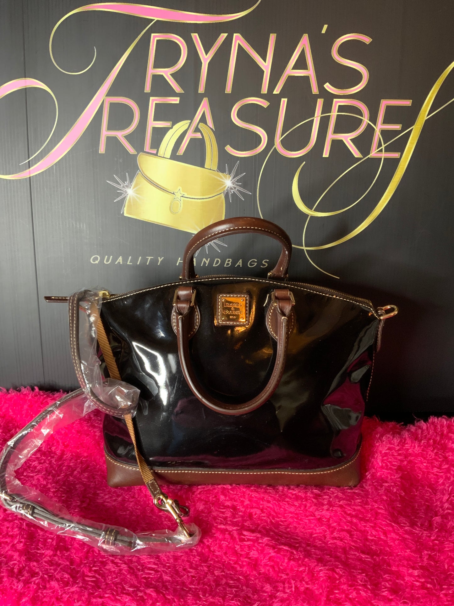 Dooney & Bourke Patent Leather Satchel