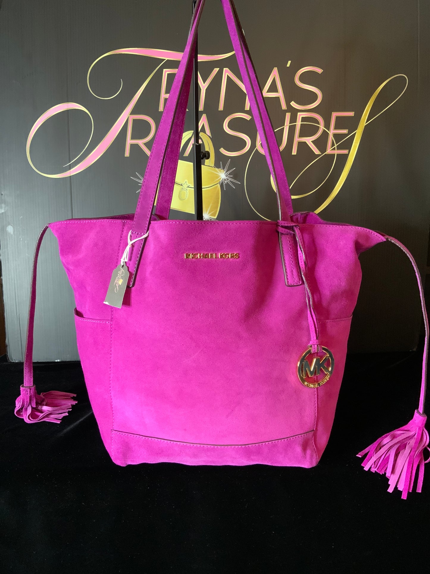 Michael Kors Suede Ashbury Bag